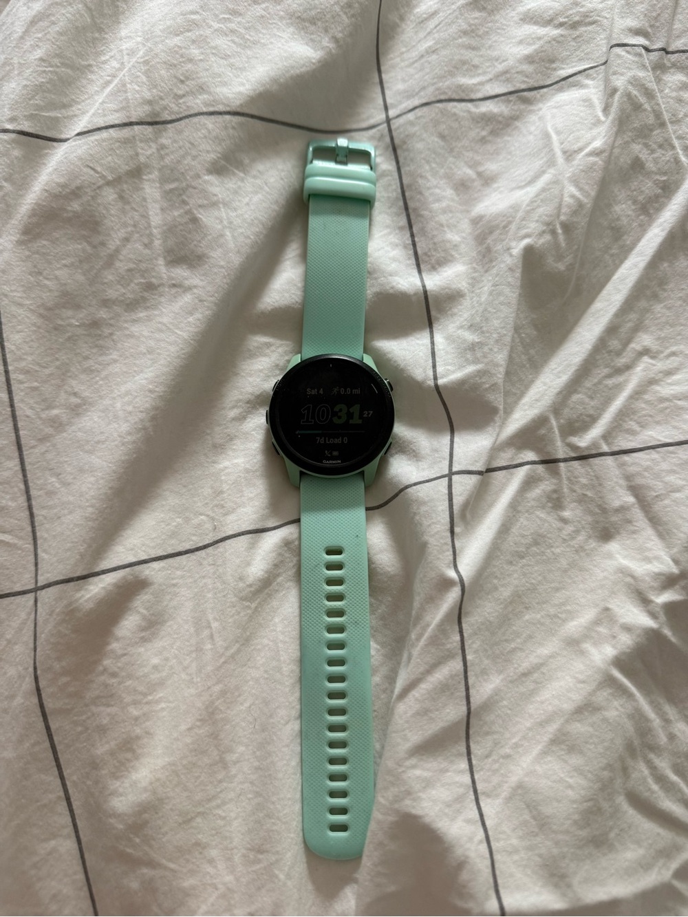 Garmin Forerunner 745 Mint Green Fitness Smartwatch with Silicone Band